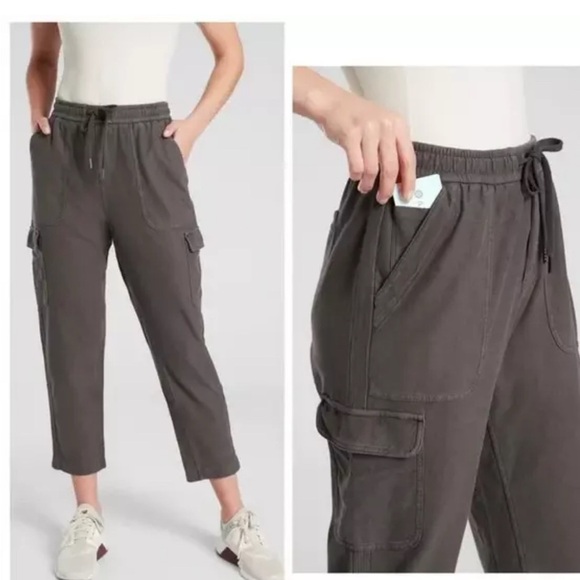ATHLETA FARALLON CARGO CROP - Picture 1 of 6